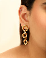 Magma Vermeil Link Earrings