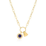 Ayla Charm Vermeil Necklace