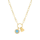 Ayla Charm Vermeil Necklace