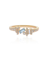 Ethereal Angel Aquamarine 14k Gold Ring