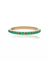 Verte Classic Emerald & 14k Gold Band