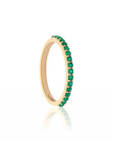 Verte Classic Emerald & 14k Gold Band