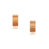 Aina Rose Gold Vermeil Huggies
