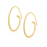 Loop Hoops in Vermeil