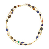 Mosaic Semi-Precious Stone Necklace
