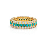 Timeless Sparkle Ring - Turquoise