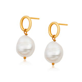 Aura Baroque Pearl Vermeil Earring