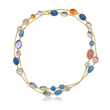 Mosaic Fleur Vermeil Necklace