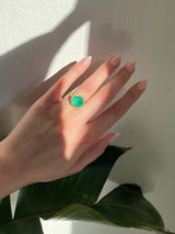 Ara Malachite Vermeil Woven Ring