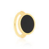 Ara Black Onyx Vermeil Woven Ring