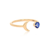 Cosmic Sapphire 14k Gold Ring