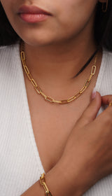 Chunky Link Vermeil Necklace