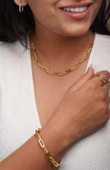 Chunky Link Vermeil Necklace