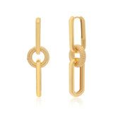 Chunky Donut Vermeil Hoops