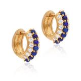 Timeless Sparkle Huggies - Lapis