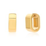 Chubby Link Vermeil Hoops