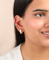 Chubby Link Vermeil Hoops