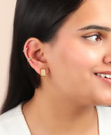 Chubby Link Vermeil Hoops