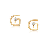 Lara 14k Gold Diamond Earrings