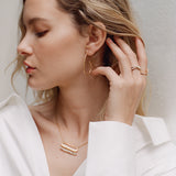 Loop Hoops in Vermeil