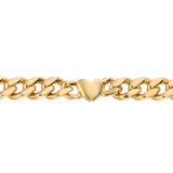 Promise Curb-Chain Vermeil Bracelet