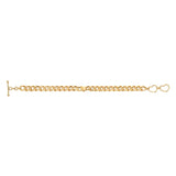 Promise Curb-Chain Vermeil Bracelet