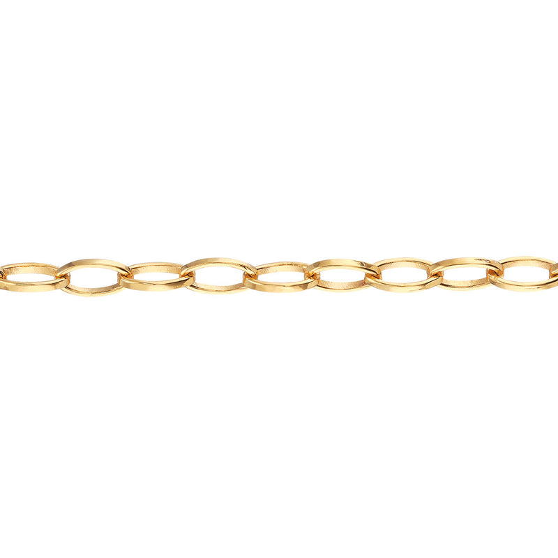Oval Links Gold Bracelet