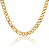 Coco Wide Curb Chain Vermeil Necklace