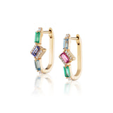 Ethereal Angel 14k Gold Huggies