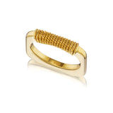 Naia Vermeil Textured Ring