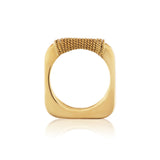 Naia Vermeil Textured Ring