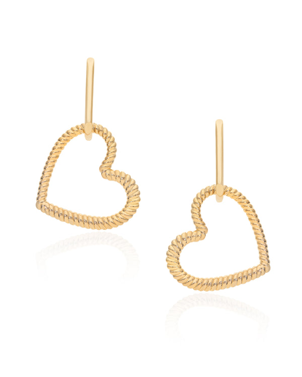 Amora Vermeil Link Hoop Earrings