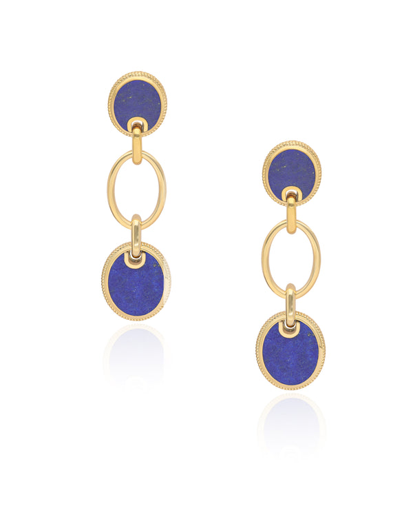 Ara Cascade Earrings - Lapis