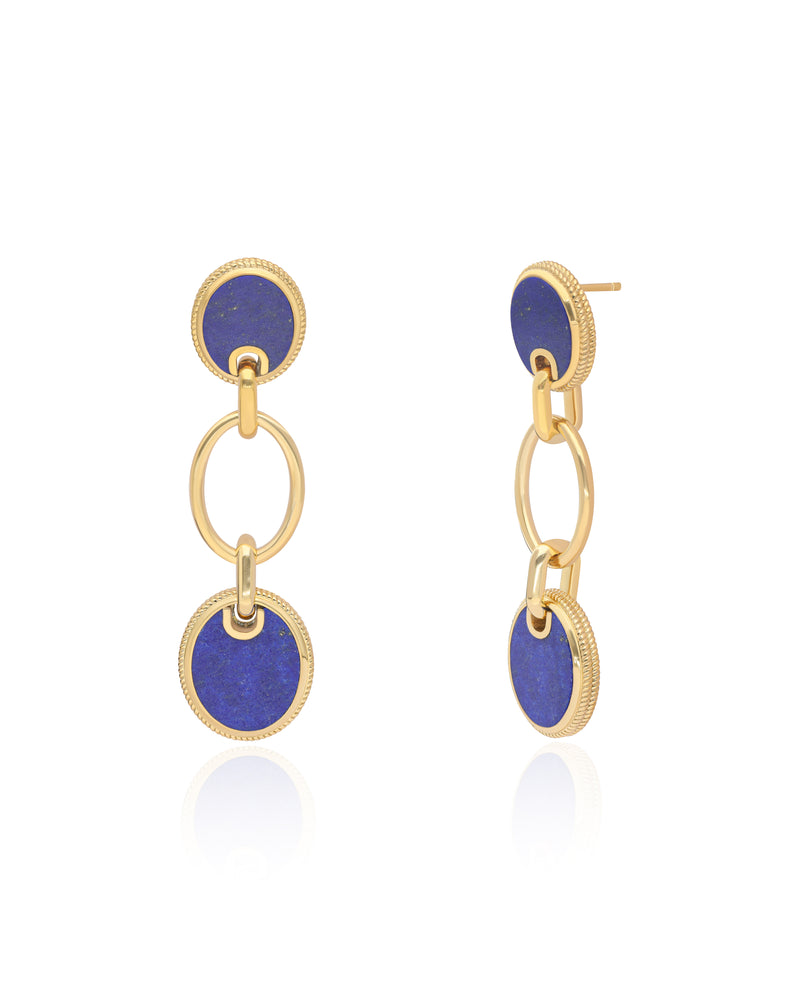 Ara Cascade Earrings - Lapis