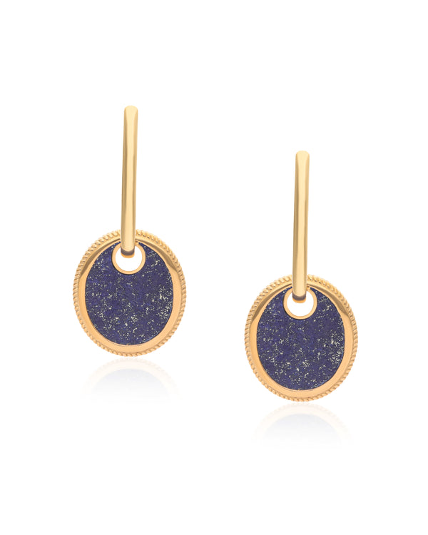 Ara Lapis Vermeil Hoops