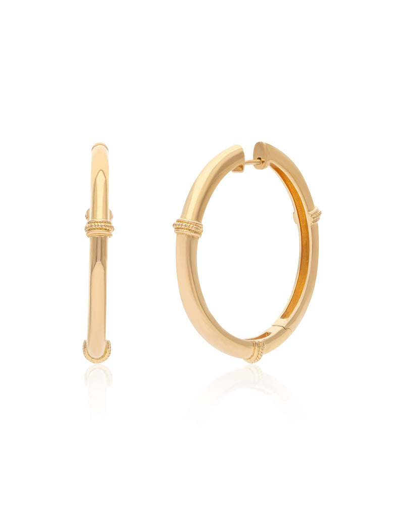 Coco Vermeil Hoops