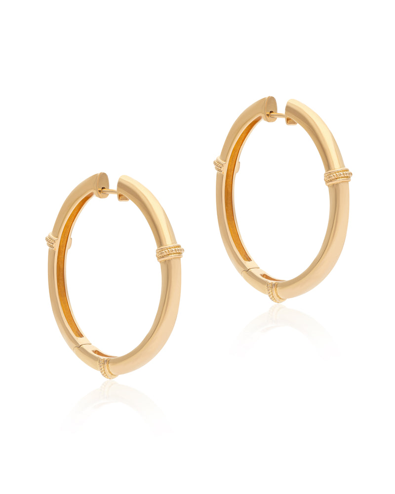 Coco Vermeil Hoops