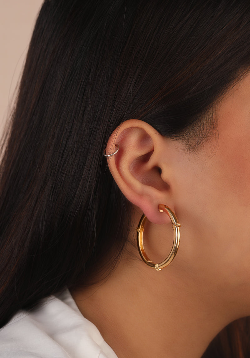 Coco Vermeil Hoops