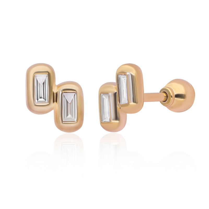 Ethereal Caress Duo - Diamond Studs