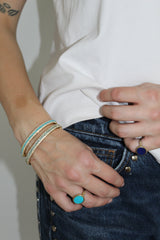 Timeless Sparkle Vermeil Bracelet - Turquoise