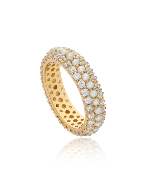 Summer Sparkle Ring - Pearl