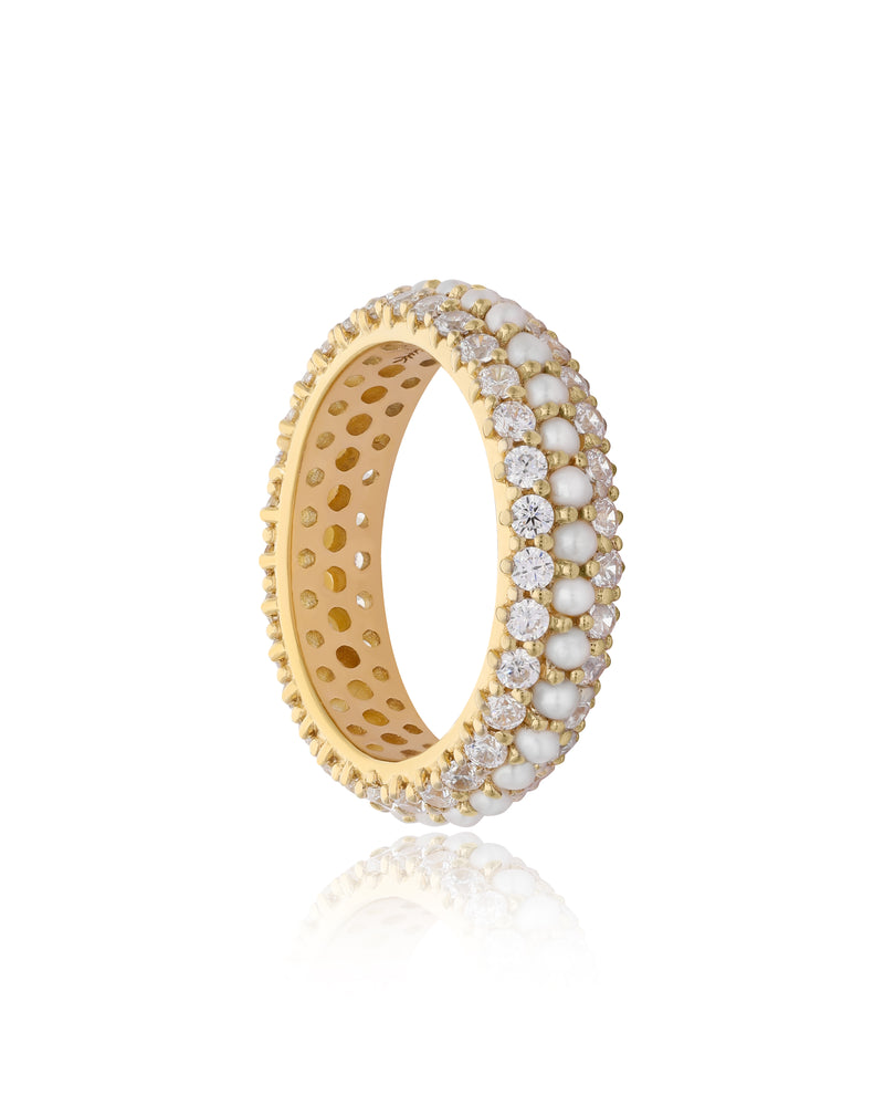 Summer Sparkle Ring - Pearl