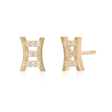 Éclat Curved Vermeil Studs