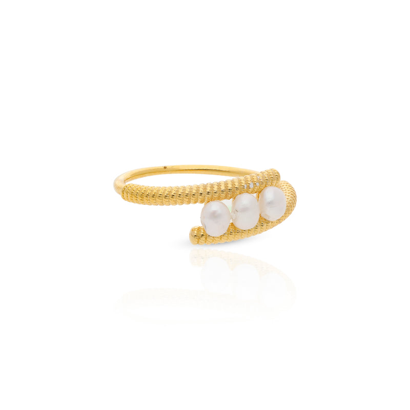 Trio Pearl Ring