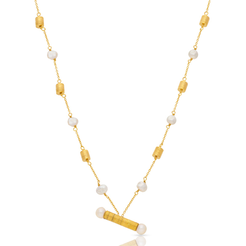 Keshi Pearl Dew Drop Necklace