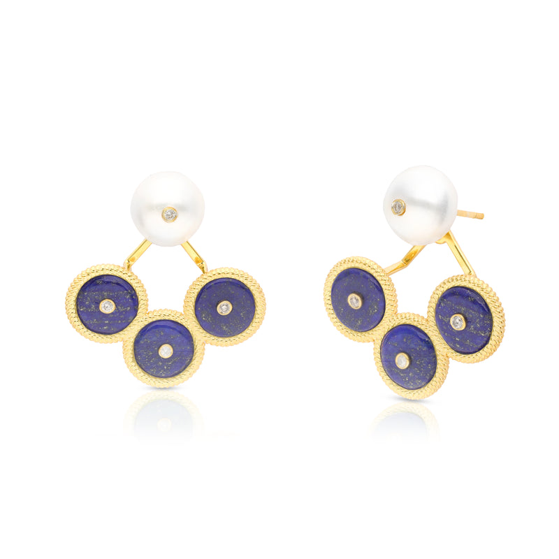 Aella Earrings - Lapis