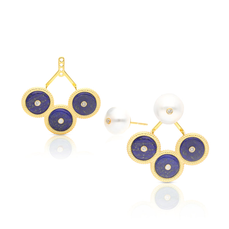 Aella Earrings - Lapis