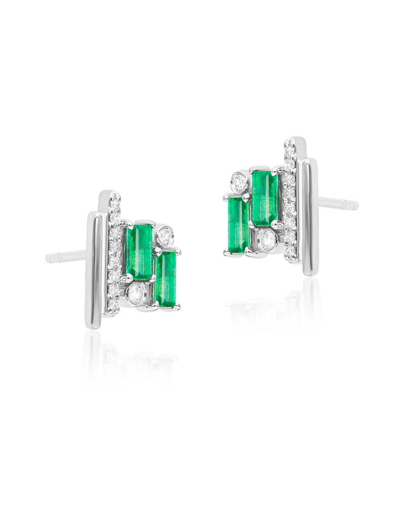 Ethereal Emerald Studs