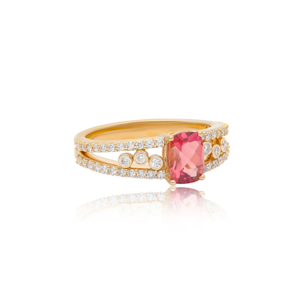Ethereal Pink Tourmaline Ring