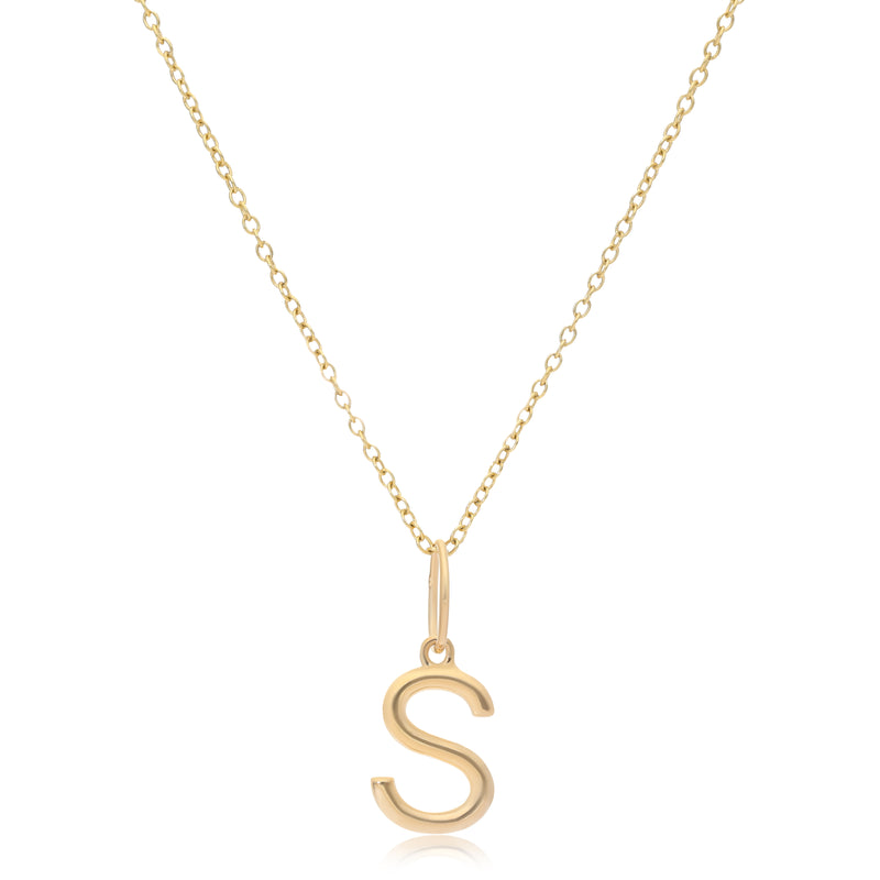 Initial Vermeil Pendant Charms